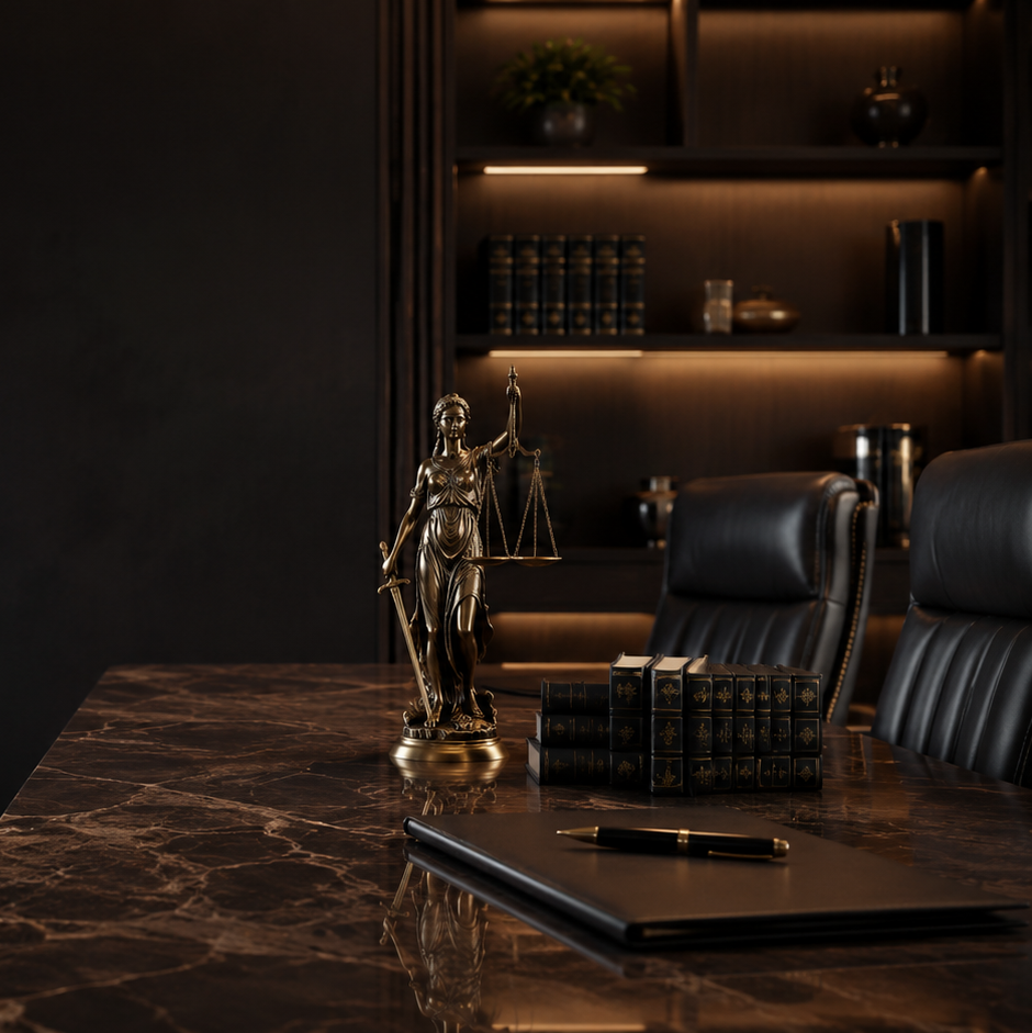 Luxurious legal office conference room