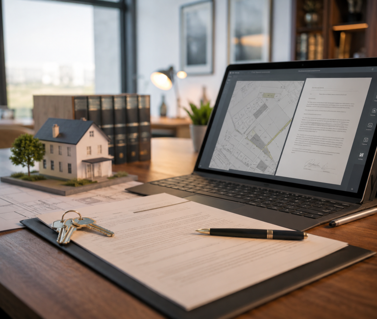 Architectural workspace with digital plans rprtdjqyg19o5c52df6u02u1b3d78fz31jvcfjf5no