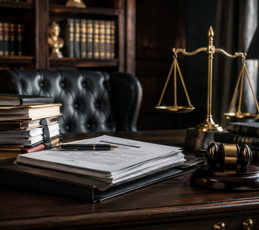 Legal Scales on a desk