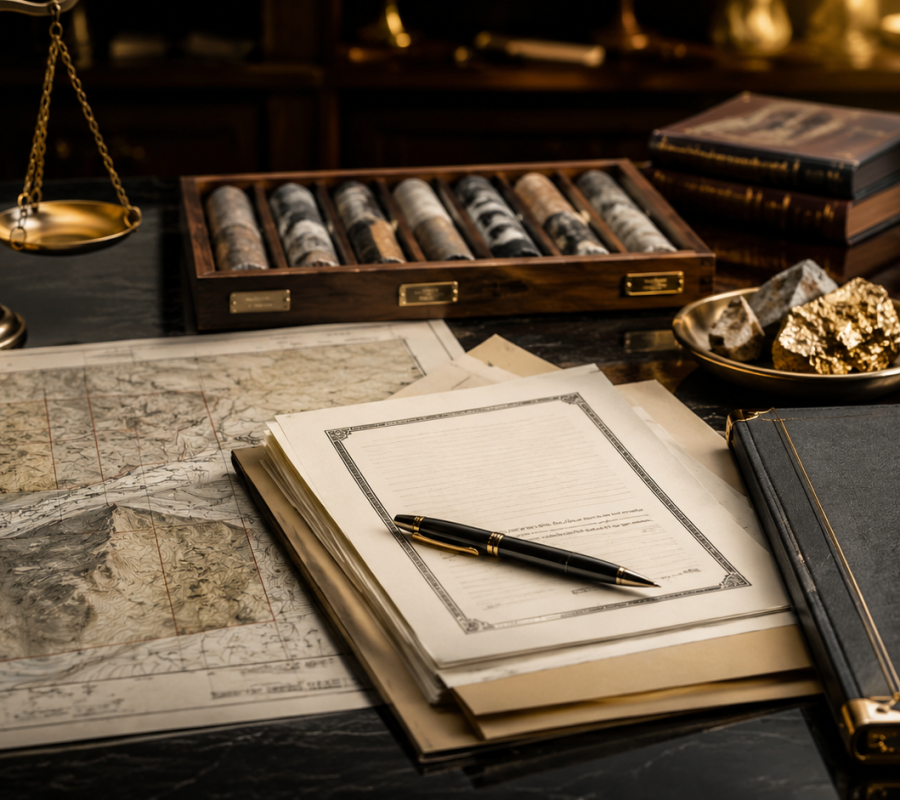 Mining Elements on a desk