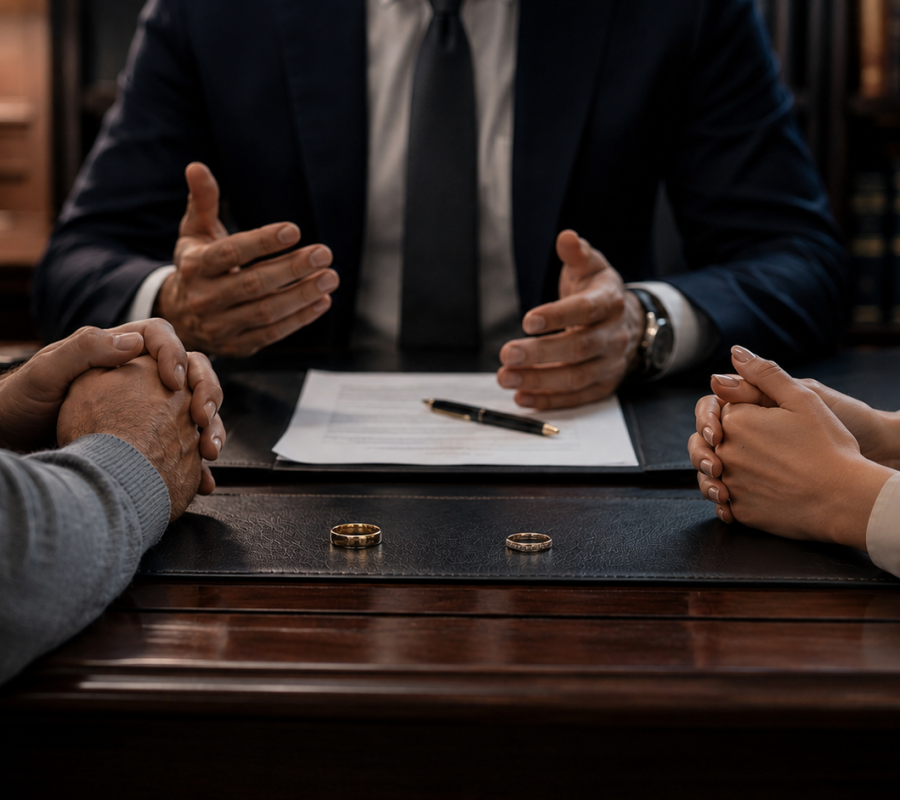 Divorce Law | Couple getting divorced