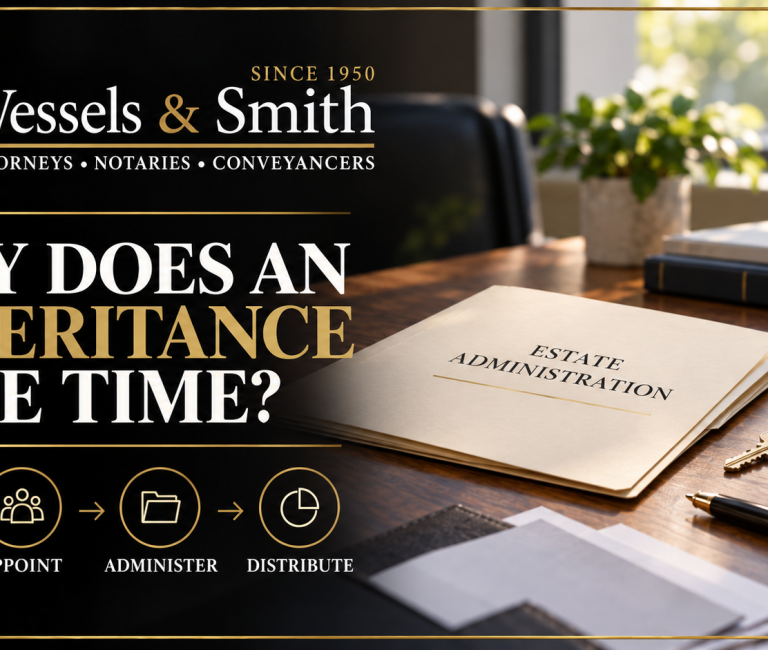 Why an Inheritance Takes Time